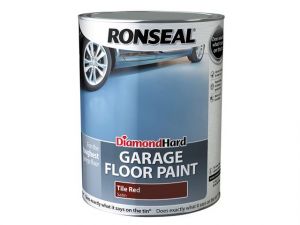Diamond Hard Garage Floor Paint Tile Red 5 Litre