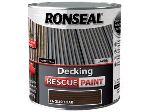 Decking Rescue Paint English Oak 2.5 Litre