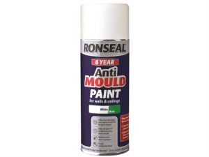 6 Year Anti Mould Aerosol White Matt 400ml