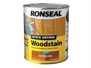 Woodstain Quick Dry Satin Natural Oak 750ml