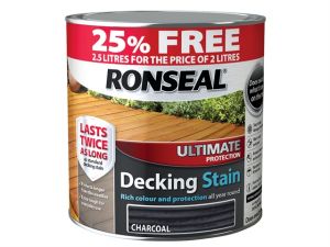 Ultimate Decking Stain Charcoal 2 Litre + 25%