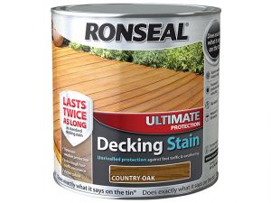 Ultimate Protection Decking Stain Country Oak 2.5 Litre