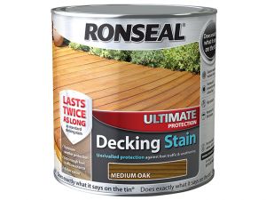 Ultimate Protection Decking Stain Medium Oak 2.5 Litre