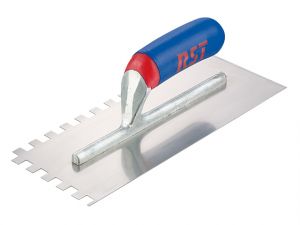 Notched Trowel Square 10mm² Soft Touch Handle 11 x 4.1/2in