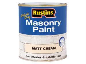 Quick Dry Masonry Paint Cream 250ml