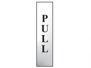 Pull Vertical - Polished Chrome Effect 50 x 200mm