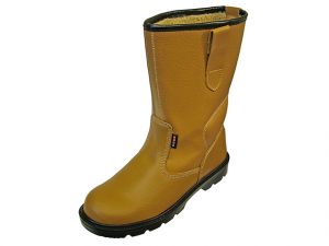 Texas Lined Tan Rigger Boots UK 10 Euro 44