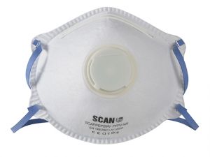 Moulded Disposable Mask Valved FFP2 Protection (Pack 10)