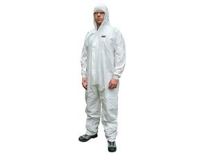 Chemical Splash Resistant Disposable Coverall White Type 5/6 M (36-39in)