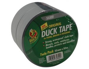 Duck Tape® Original 50mm x 50m Silver (Pack of 2)