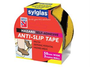 Anti-Slip Tape 50mm x 3m Black & Yellow