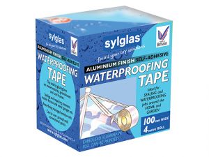 Aluminium Finish Waterproofing Tape 100mm x 4m Roll