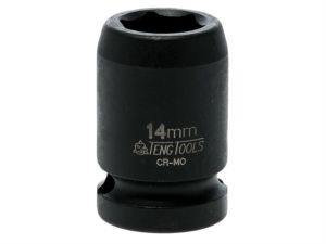 Impact Socket Hexagon 6 Point 1/2in Drive 14mm