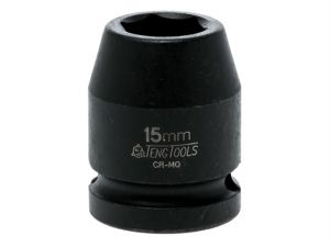 Impact Socket Hexagon 6 Point 1/2in Drive 15mm