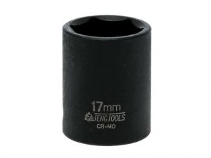 Impact Socket Hexagon 6 Point 3/8in Drive 17mm