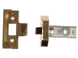 Rebated Tubular Mortice Latch 2650 Electro Brass 63mm 2.5in