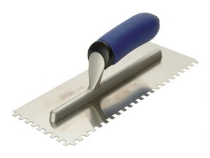 Professional Notched Adhesive Trowel 6mm Stainless Steel 11 x 4.1/2in