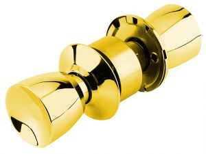 P5232T Privacy Knob Set Polished Brass