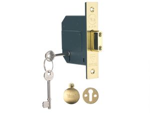 PM562 Hi-Security BS 5 Lever Mortice Deadlock 68mm 2.5in Polish Brass