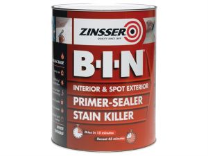 B.I.N Primer & Sealer Stain Killer Paint 1 Litre